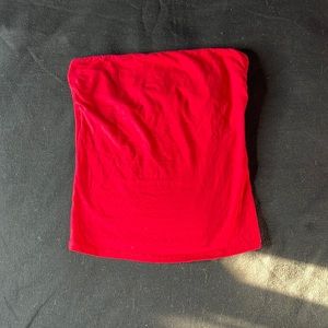 Plain Red Tube Top